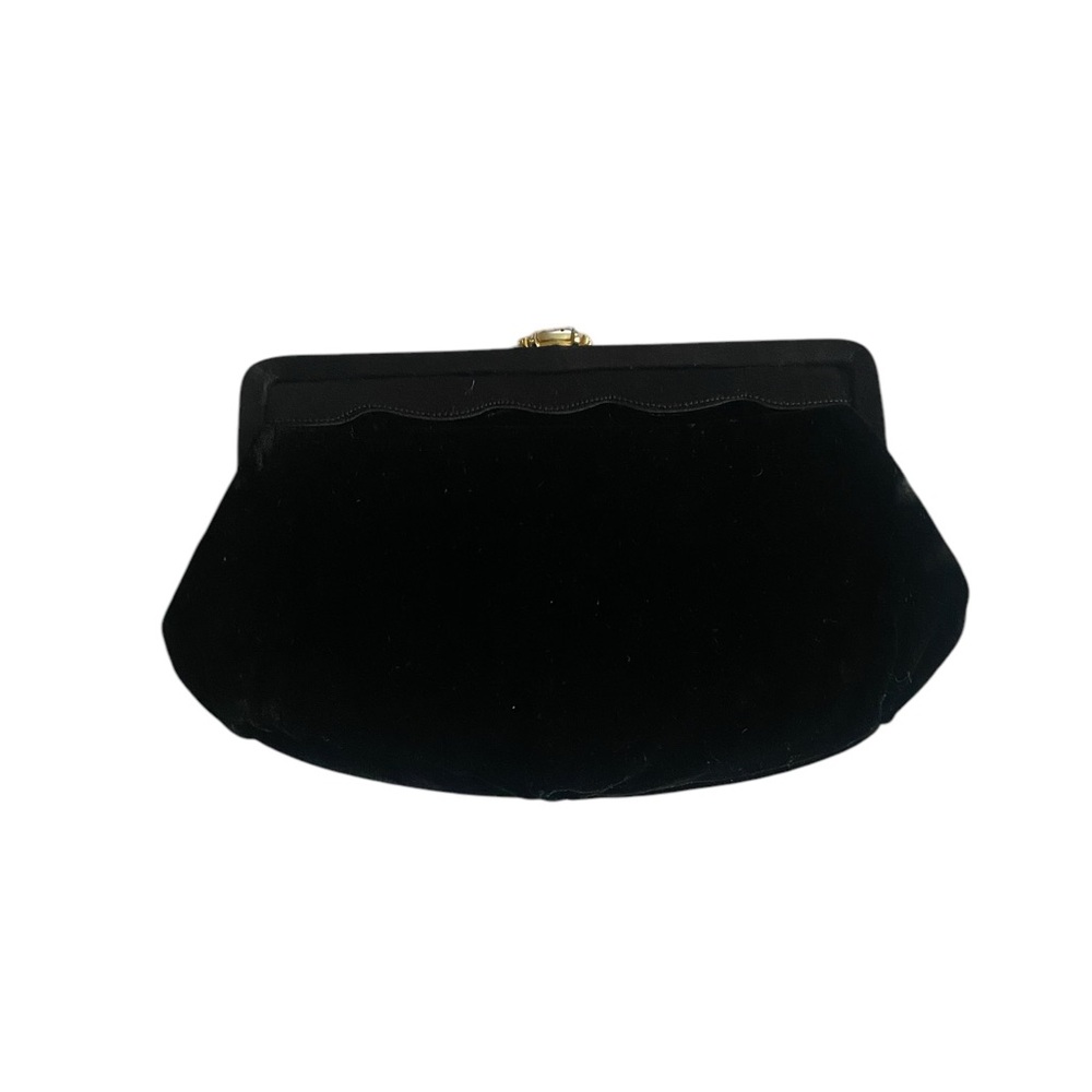 Vintage Morris Moskowitz Elegant Black Clutch Bag